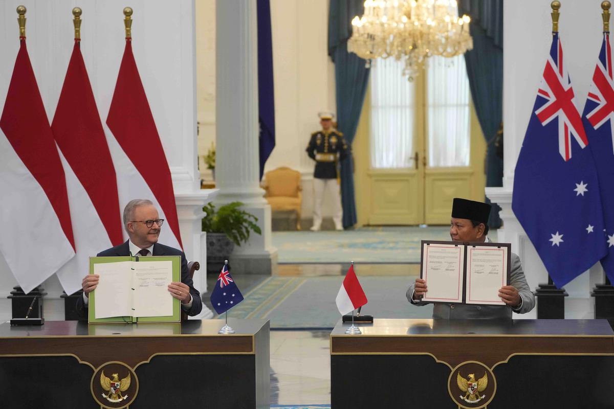 FOTO: Presiden Prabowo Terima PM Albanese di Istana Merdeka Perkuat Hubungan Indonesia Australia