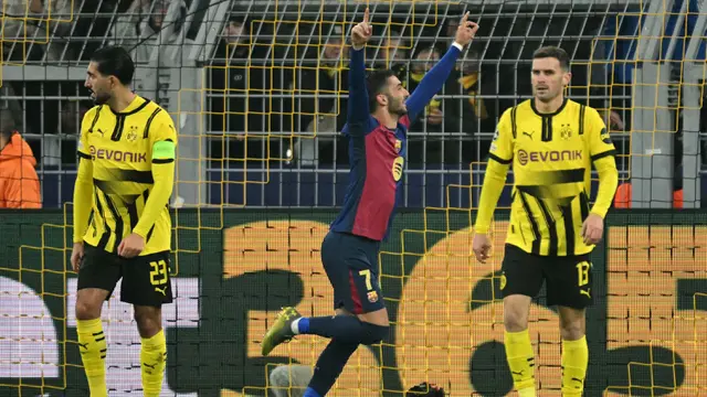 Permalukan Dortmund, Barcelona Tempel Ketat Liverpool di Klasemen Liga Champions 2024/2025