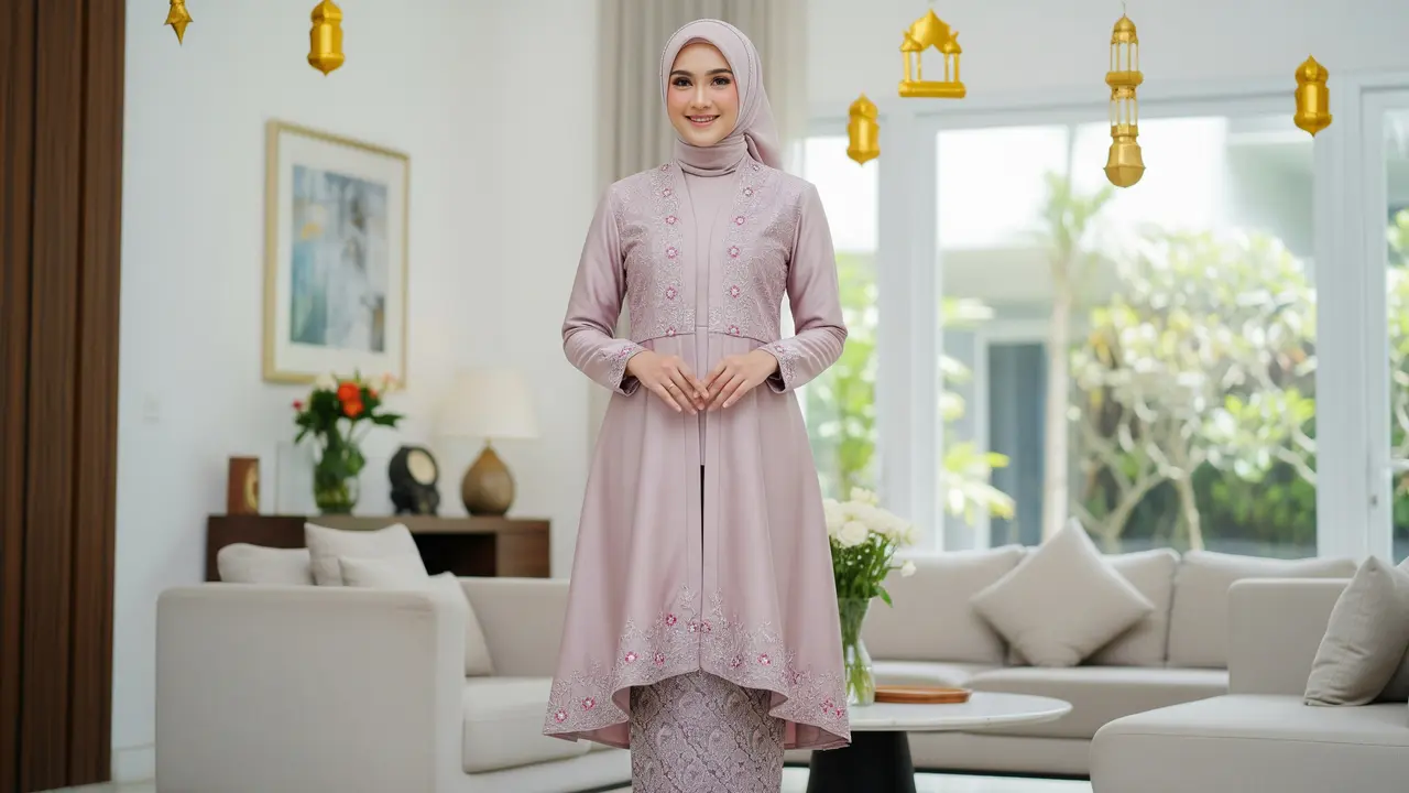 7 Model Baju Lebaran One Set Wanita 2026, Tampilan Elegan dan Stylish Tanpa Ribet