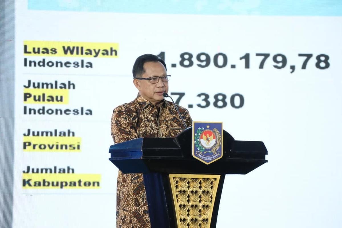 Mendagri Tito dalam acara Malam Anugerah Apresiasi Pemerintah Daerah Berprestasi Tahun 2026