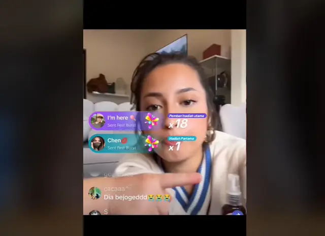 Momen Kamari putri Jennifer Coppen panggil sang ayah saat live TikTok ini bikin haru