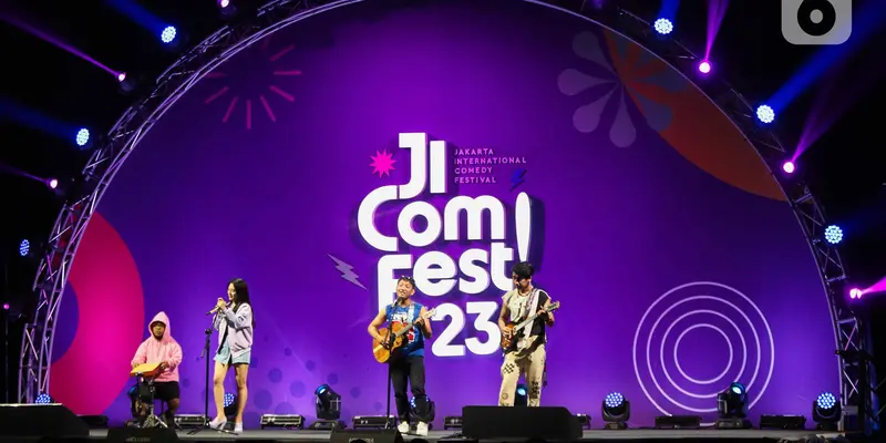 Penampilan Musik Comedy di Jakarta International Comedy Festival 2023