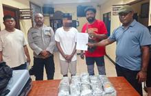 Polisi Gagalkan Penyelundupan Ganja 3,9 Kg Tujuan Sorong di Pelabuhan Jayapura