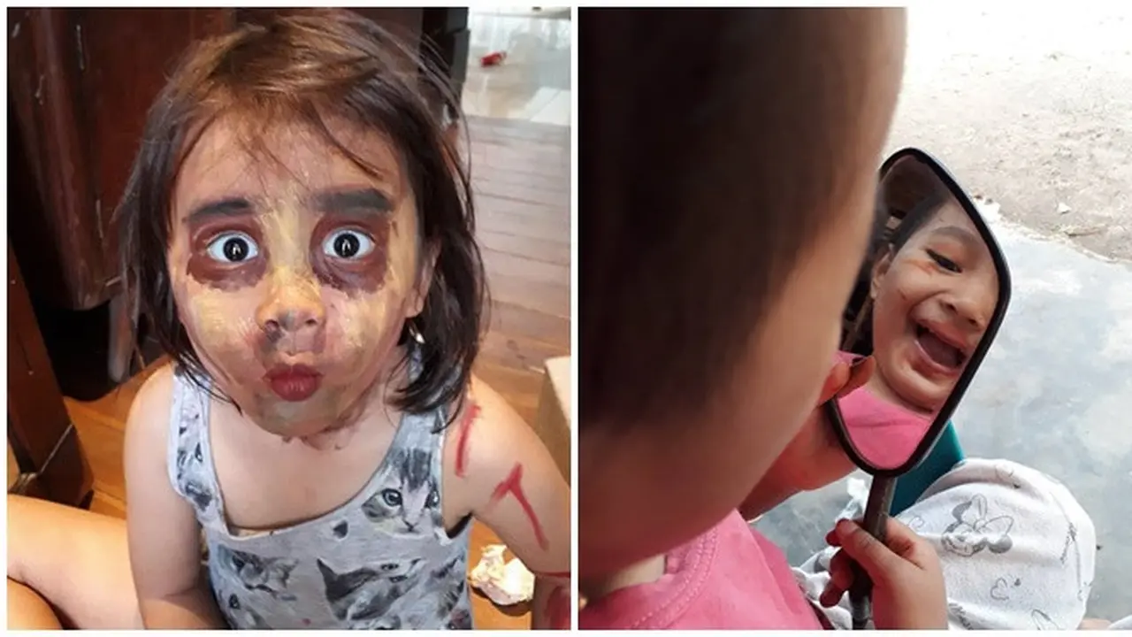 Kelakuan Anak-Anak Saat Makeup Ini Bikin Ketawa Ngakak