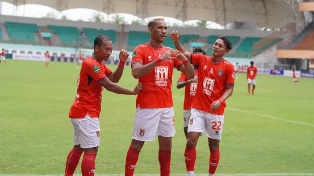 FOTO Malut United sukses melibas PSKC Cimahi pada lanjutan penyisihan grup Pegadaian Liga 2 2023/2024