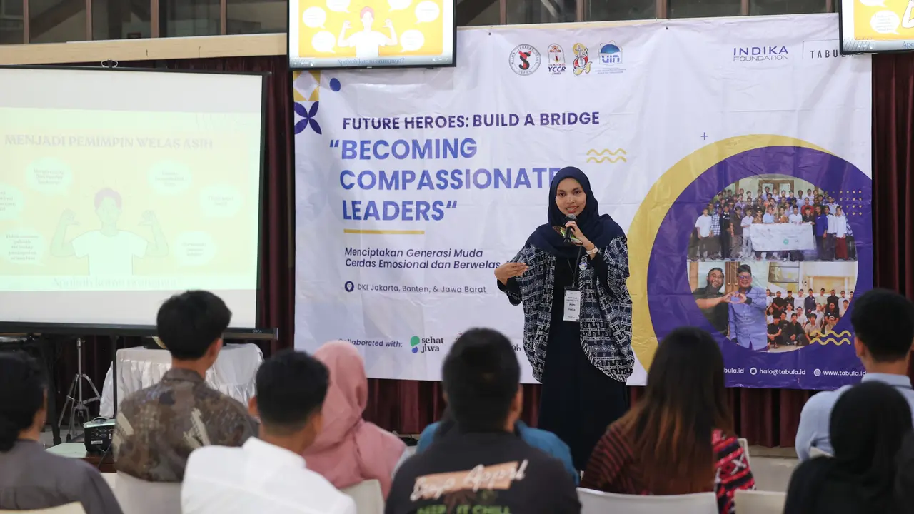 Yayasan Tabula dan Indika Foundation memperkuat karakter orang muda bertajuk Future Heroes Project Campaign di Wisma Sahabat Yesus, Depok, Sabtu (19/10/24) (Istimewa)