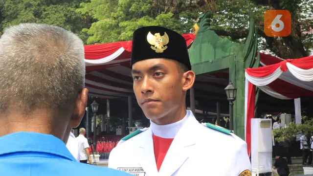 Paskibraka 2019, Paskibraka Nasional 2019, Paskibraka, HUT ke-74 RI, HUT RI ke-74, Bagas Satria Wijaya, Muhammad Fany Nur Wibowo, Zaini Fahmi