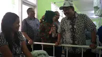 Wakil Gubernur Jawa Timur, Syaifullan Yusuf saat mengunjungi RS Syaiful Anwar Malang (Zainul Arifin/Liputan6.com)