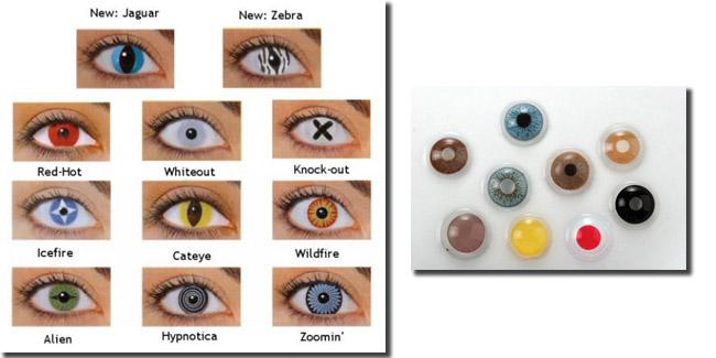 Contoh softlens warna dan bergambar | Foto: primaryeyecenter.com