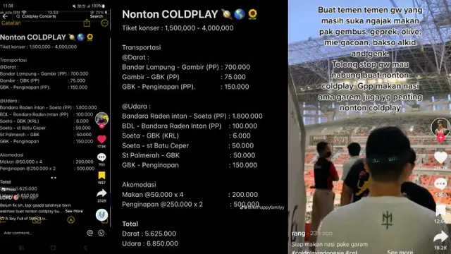 Belum Diumumkan Secara Resmi Apakah Benar Coldplay Konser di Indonesia. Namun, Para Fans Sudah Menabung Sejak Dini Siap-Siap Jika Chris Martin Cs Benar-Benar Konser di Jakarta