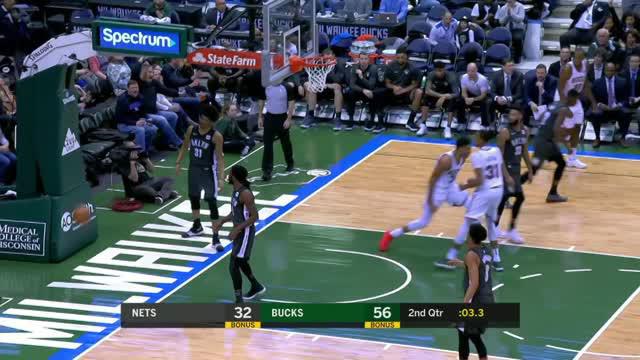 Berita video game recap NBA 2017-2018 antara Milwaukee Bucks melawan Brooklyn Nets dengan skor 116-91.