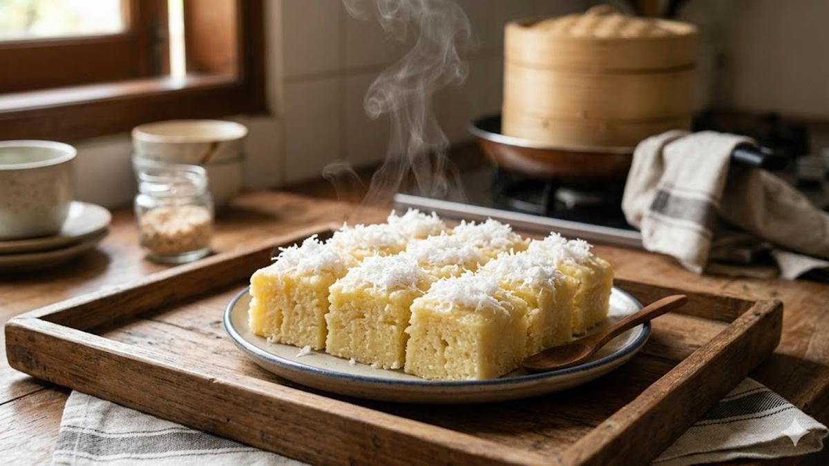 Resep Kue Kukus Singkong Takaran Sendok, Lembut, Enak, dan Mudah Dicoba