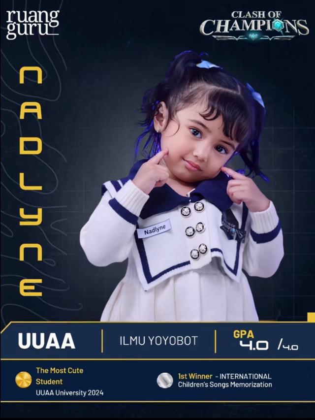 Nadlyne Aurora Shezanameera Dreyanda (TikTok/@nandaarsyinta)