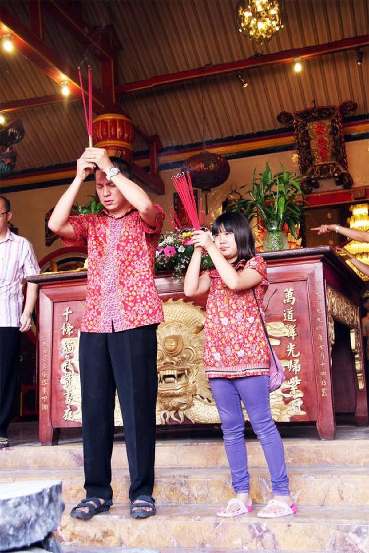Perayaan Imlek di Eng An Kiong, Malang 