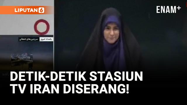 Israel Serang Stasiun TV Iran saat Live!