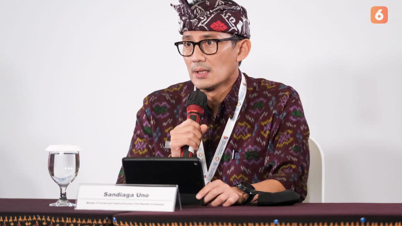 Menteri Sandiaga Uno di Ajang GPDRR 2022 Bali