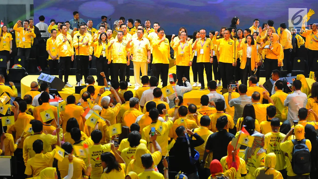 Ribuan Kader Hadiri Kampanye Akbar Partai Golkar di Istora Senayan