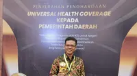 Bupati Bandung Dadang Supriatna mengungkapkan rasa bangganya atas pencapaian UHC di daerahnya.