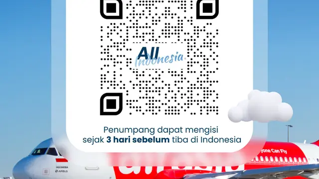 AirAsia mengimbau seluruh penumpang internasional yang akan tiba di Indonesia untuk melengkapi formulir kedatangan “All Indonesia”. (Foto: AirAsia)