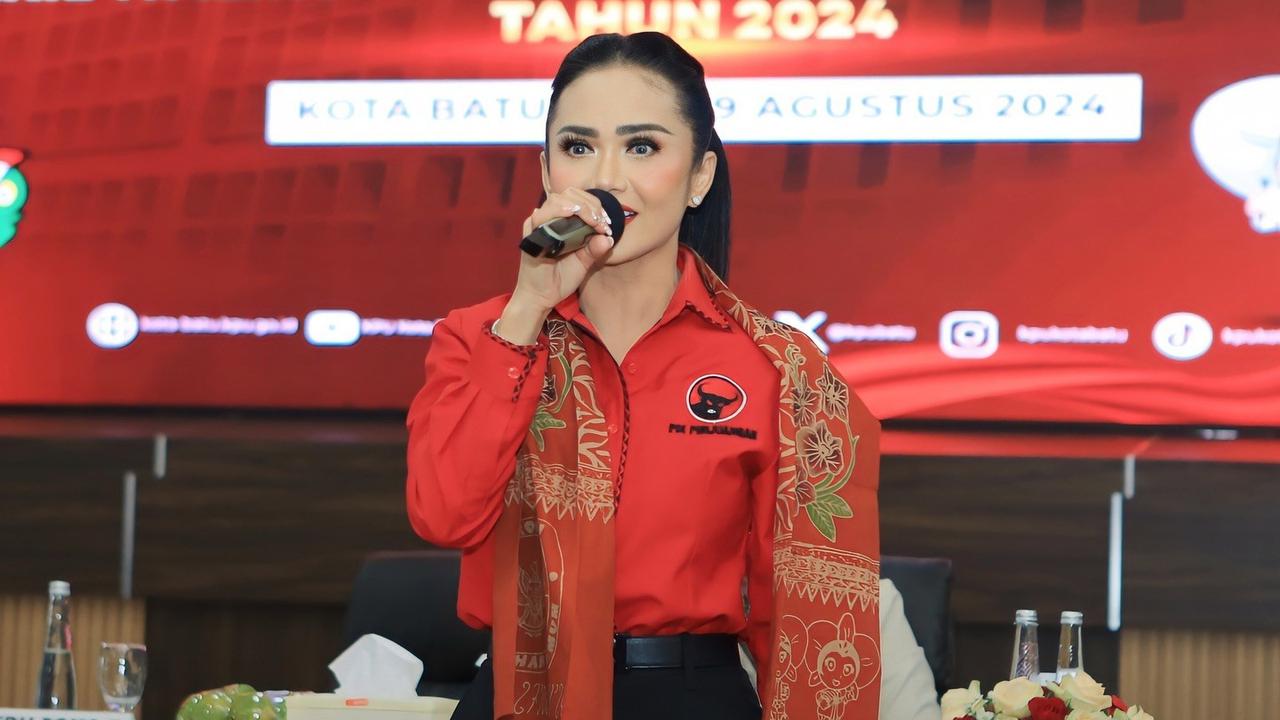 Potret Kris Dayanti Maju jadi Calon Wali Kota Batu