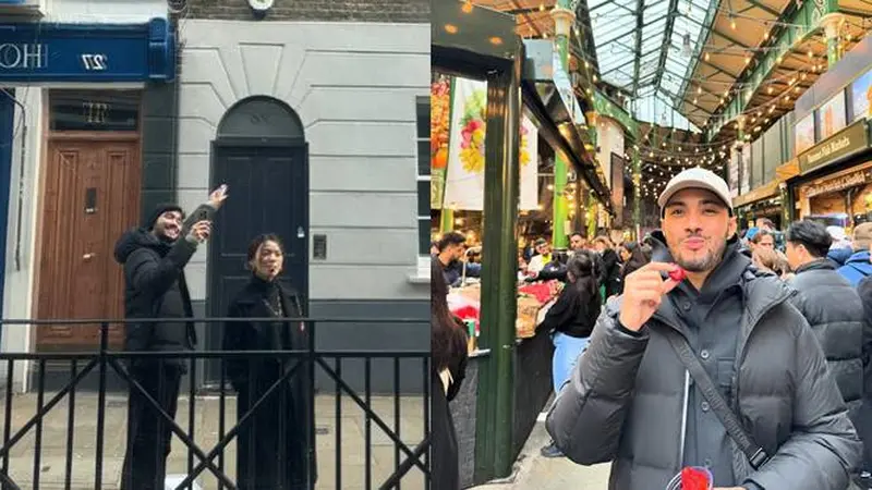 7 Momen Refal Hady Nikmati Liburan Ke London, Gayanya Tampil Keren