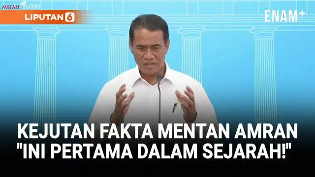 VIDEO: Kejutan Fakta Amran Usai Dipanggil Prabowo Ke Istana: Ini Pertama Dalam Sejarah!