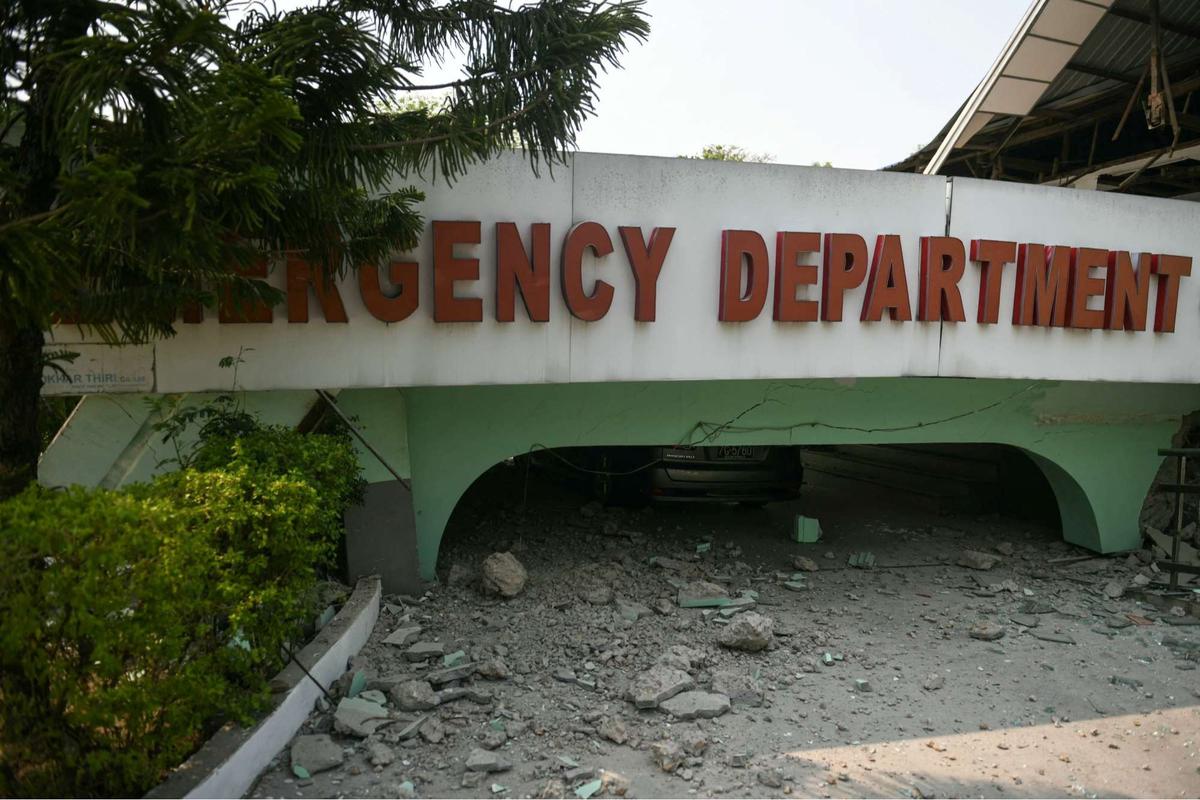 Kerusakan Parah Akibat Gempa Dahsyat Myanmar