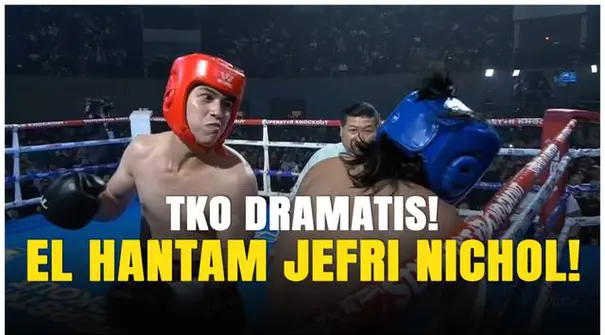 EL Rumi sukses menumbangkan Jefri Nichol dalam ajang Superstar Knockout Vol.3!
Pertarungan berlangsung sengit sejak ronde awal, namun EL Rumi berhasil mengunci kemenangan lewat TKO dramatis yang bikin penonton terpukau.