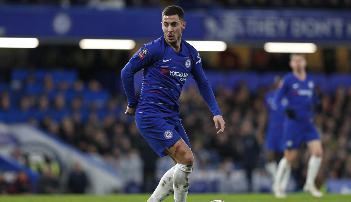 6. Eden Hazard (Chelsea) - 13 gol dan 11 assist (AFP/Adrian Dennis)