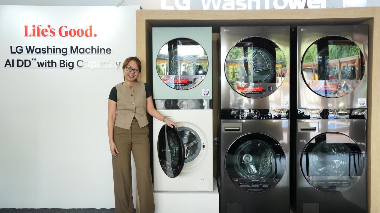LG Rilis Mesin Cuci AI Kapasitas Lebih dari 20 Kg, WashTower Jadi Andalan untuk Hunian Modern