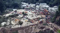 Tanah longsor di El Cambray Dos, Guatemala, pada Oktober 2015. (AFP)