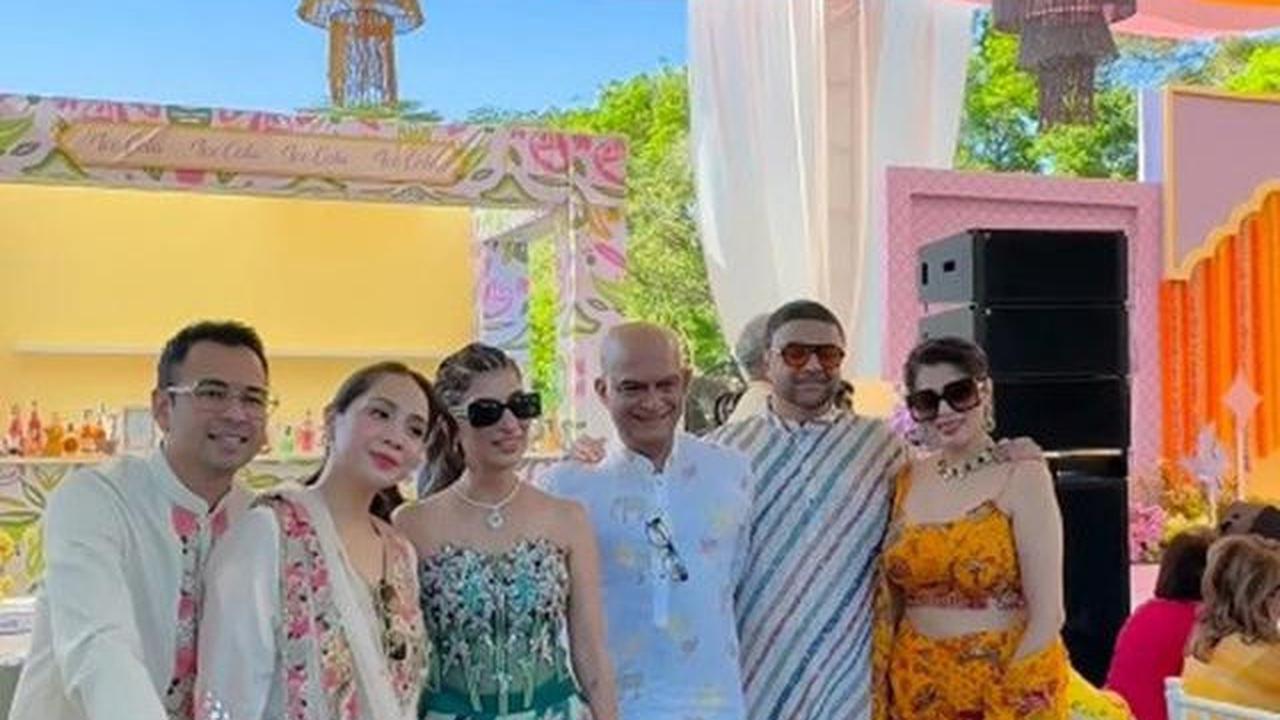 Gaya Nagita Slavina Pakai Busana India saat Kondangan, Glamor dengan Sentuhan Tradisional