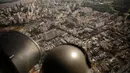 Hampir 400 kota telah terkena dampak bencana alam terburuk yang pernah melanda wilayah negara bagian Rio Grande do Sul, Brasil. (Carlos FABAL/AFP)