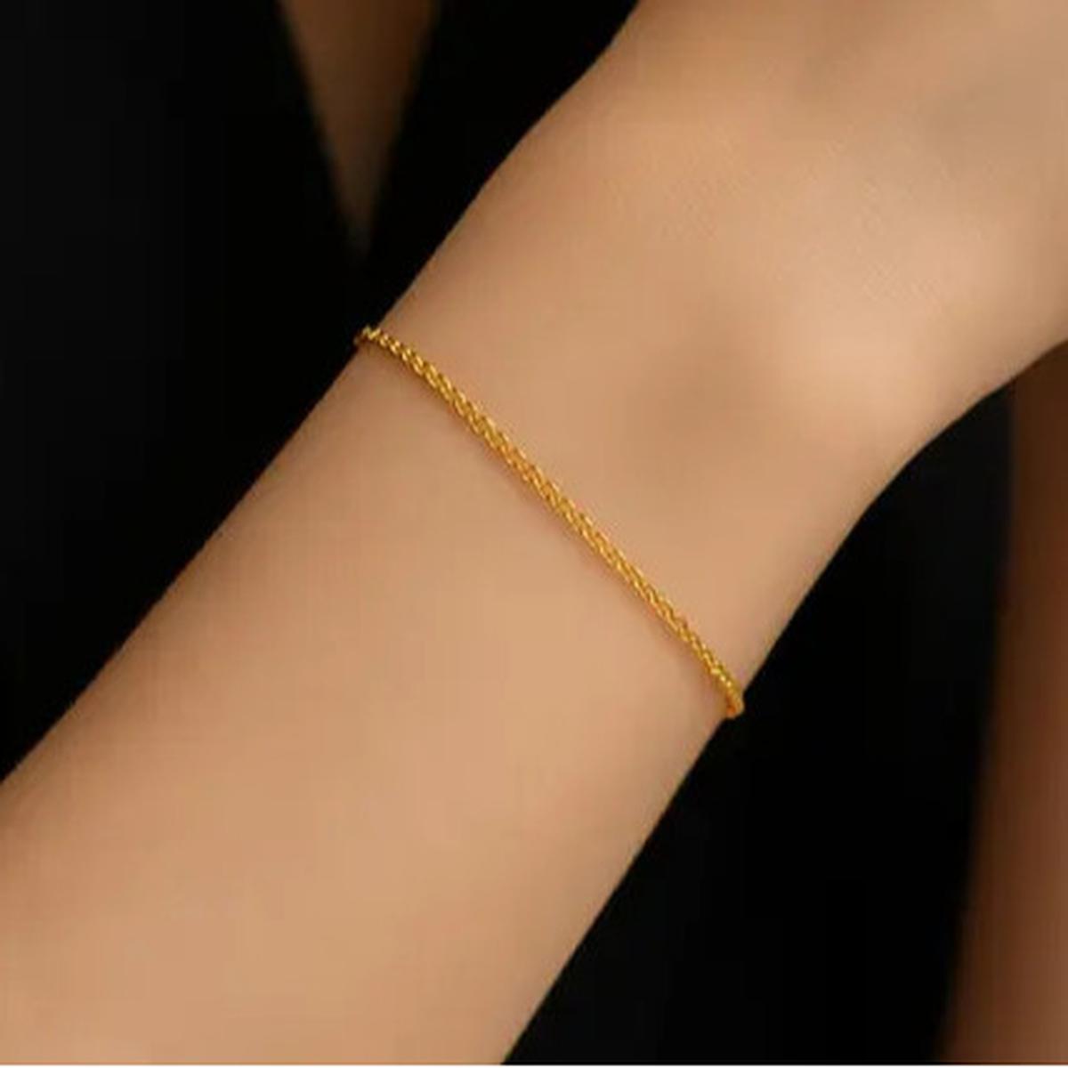 7 Gelang Emas Elegan 2 Gram Wanita Dewasa Kekinian, Simpel tapi Tetap Berkelas