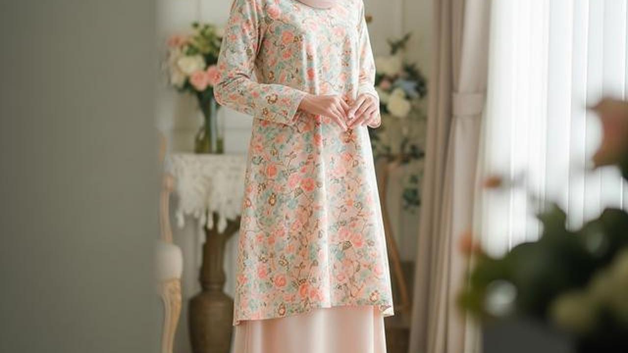 7 Model Gamis Batik untuk Arisan Wanita, Kombinasi Motif dan Warna yang Menawan