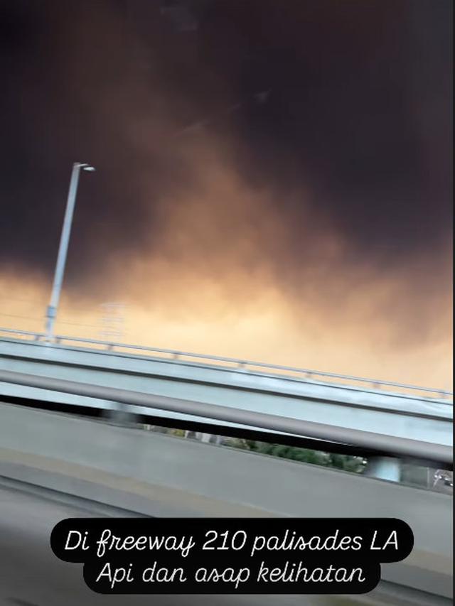 6 Potret Kebakaran di Los Angeles yang Dibagikan Keluarga Kuya, Api Cepat Menyebar