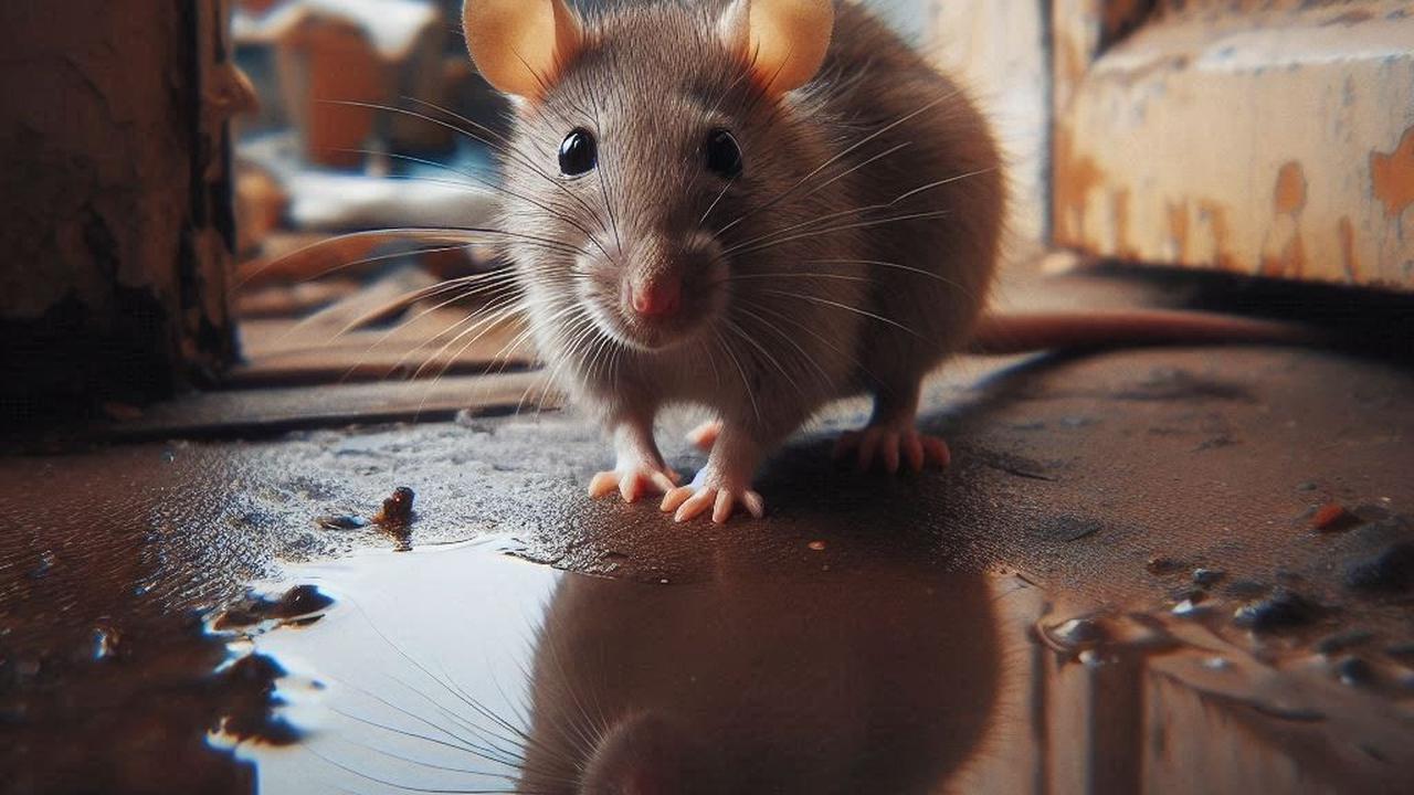 Ilustrasi Tikus di Rumah