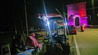 Salah satu pelaku UKM di Center Point Bone Bolango (Bonebol) yang terlihat sepi pembeli (Arfandi/Liputan6.com)