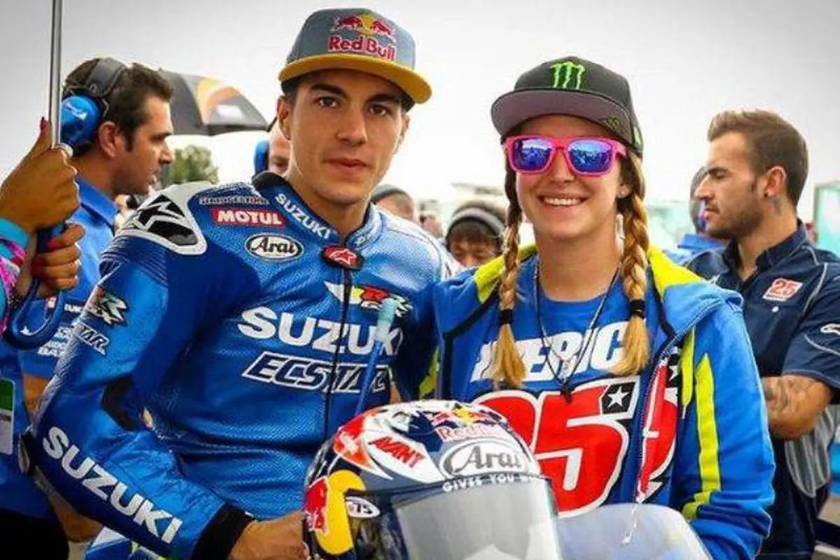 Maverick Vinales dan Kiara Fontanesi