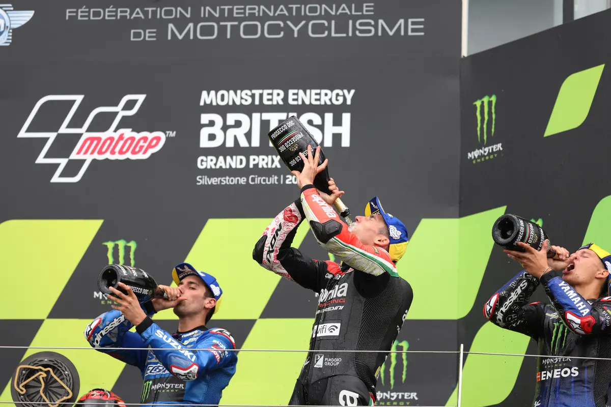 Pembalap Naik Podium di MotoGP Inggris 2021