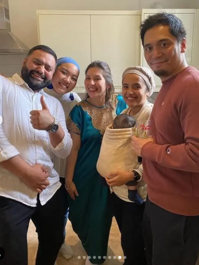 Artis lebaran Idul Fitri 2023 di luar negeri (Foto: Instagram hannahalrashid)