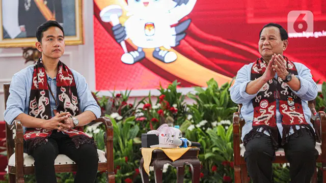 Prabowo Subianto dan Gibran Rakabuming Raka