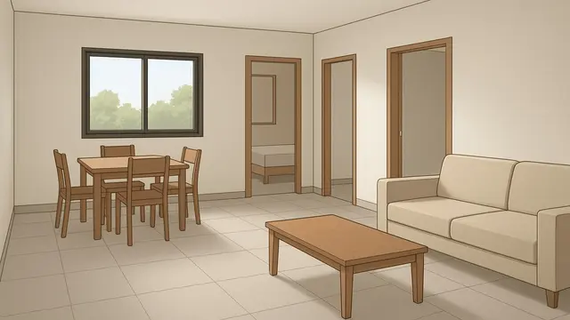 Denah Rumah Minimalis (Created by AI)