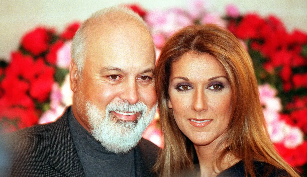 Pernikahan antara Rene Angelil dan Celine Dion sudah memasuki usia ke 21 tahun. Hubungan keduanya sungguh harmonis dan tak terkena gosip. (AFP/Bintang.com)