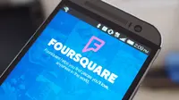 Foursquare, layanan jejaring sosial berbasis lokasi. (Doc: The Next Web)