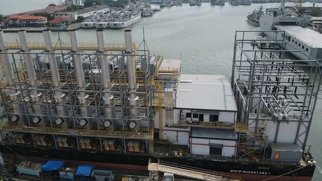 PT PLN (Persero) dan PT PAL Indonesia berhasil membangun Pembangkit Listrik Kapal atau Mobile Power Plant (MPP) modern. (Dok PLN)
