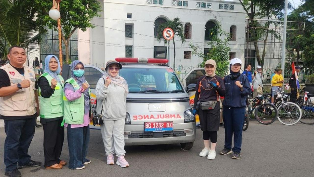Dinkes Palembang Siagakan Ambulans Lilo di CFD Ampera, Pastikan Layanan Kesehatan Cepat