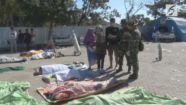 VIDEO: Evakuasi Korban Gempa Lombok Terus Dilakukan