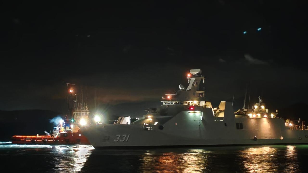Dampingi Wapres Gibran, Satgas Port Visit TNI AL Temui Diaspora Indonesia di Papua Nugini