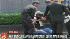 Saat ditegur aparat yang berjaga, Ferdinan mengaku wartawan tetapi tidak bisa menunjukkan kartu pers maupun identitas diri lainnya.